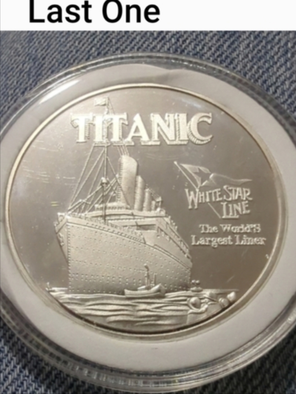 TITANIC Ship Coin White Star Line RMS Titanic Cruise Ship New
